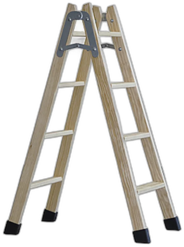 Escalera de Madera Doble Subida