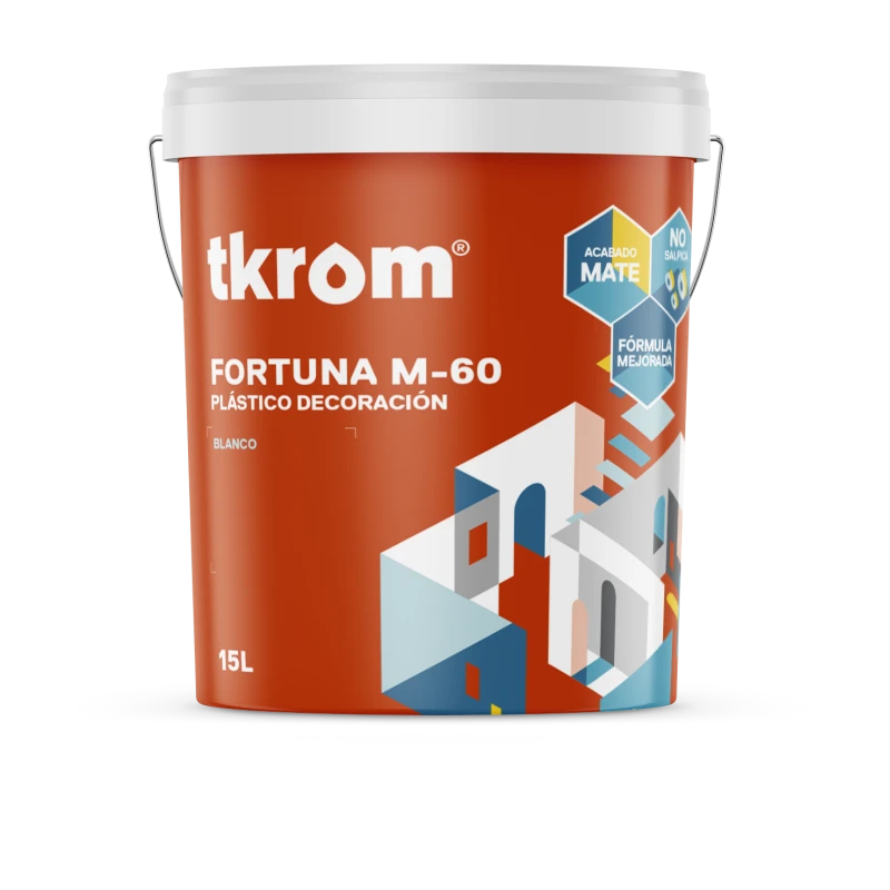 Tkrom Fortuna M-60, envase 15L, blanco