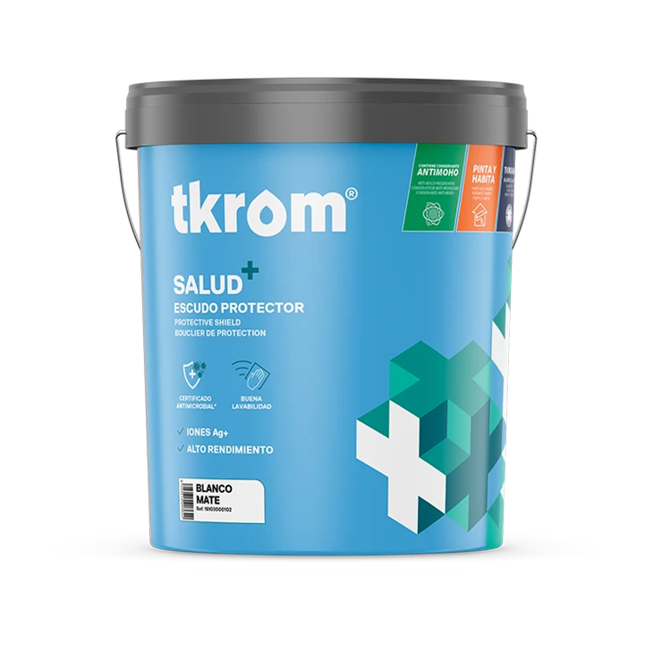 Tkrom Salud+ — pintura antibacterias, envase 12L