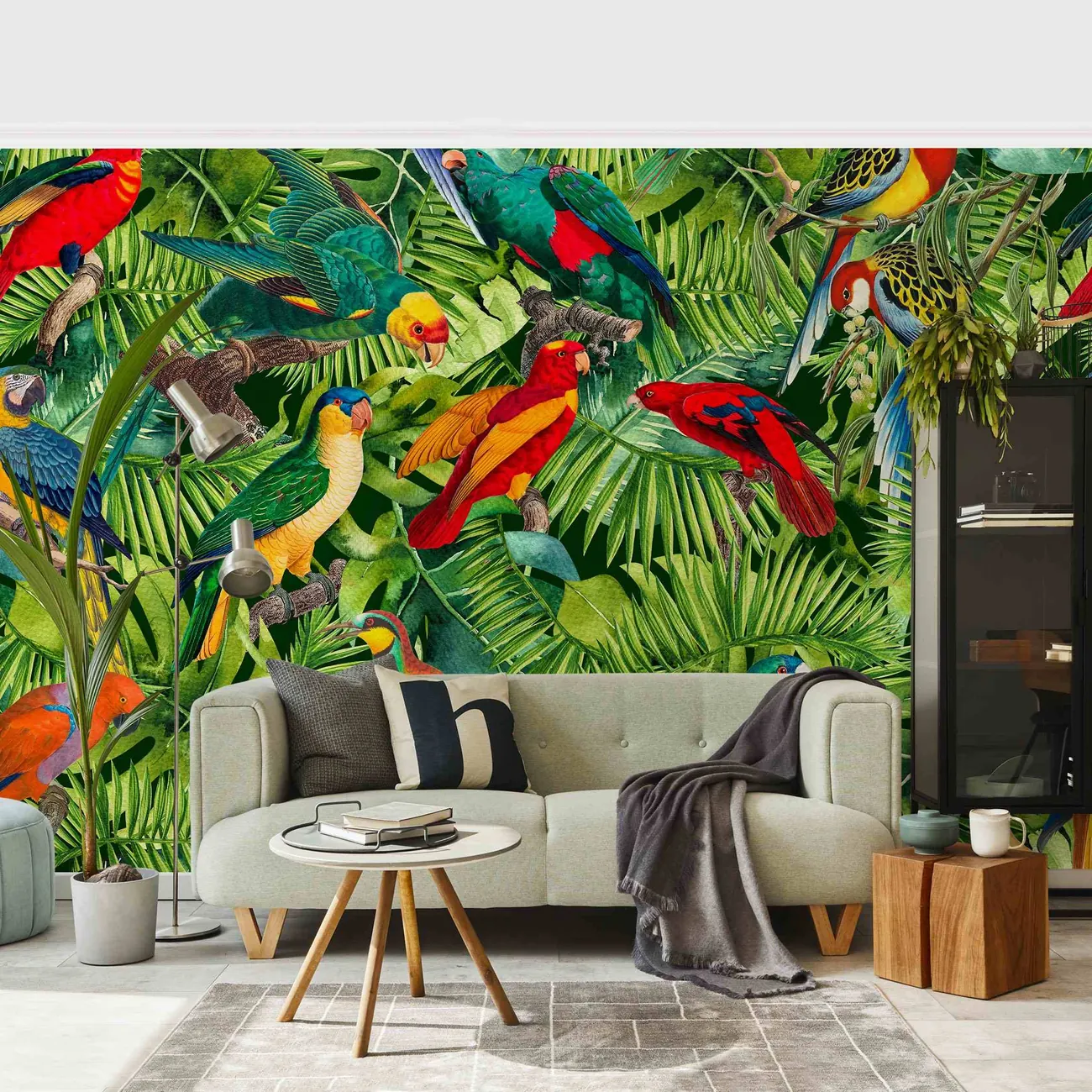 Papel pintado tropical